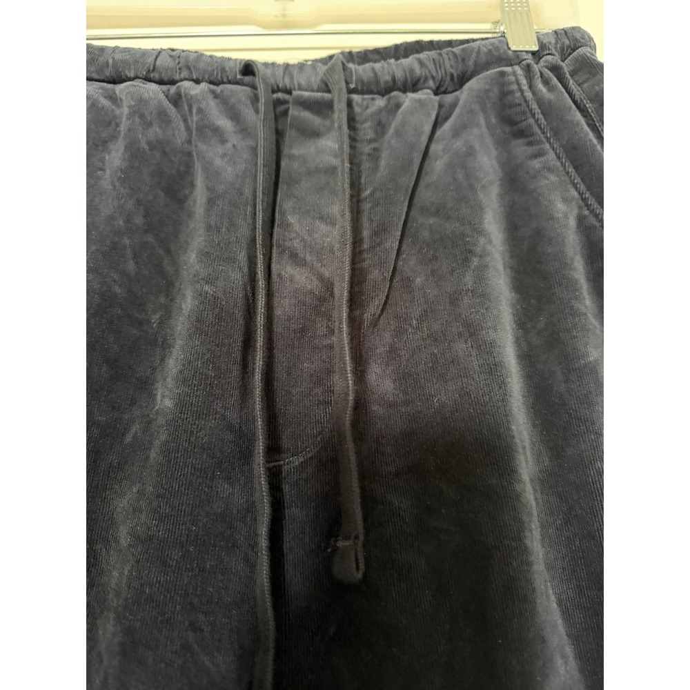 Citizens of Humanity Aurora Corduroy Pull On Wide Leg Pants Black S USA - Picture 6 of 9